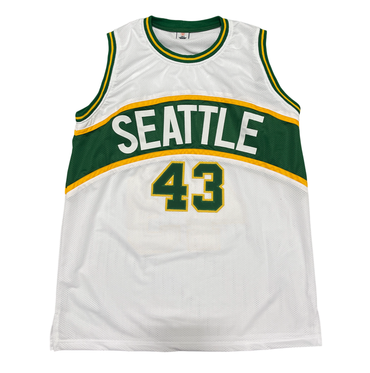 Jack Sikma Signed Seattle Sonics Custom Jersey w/ HOF 19 Beckett Witness BAS COA2