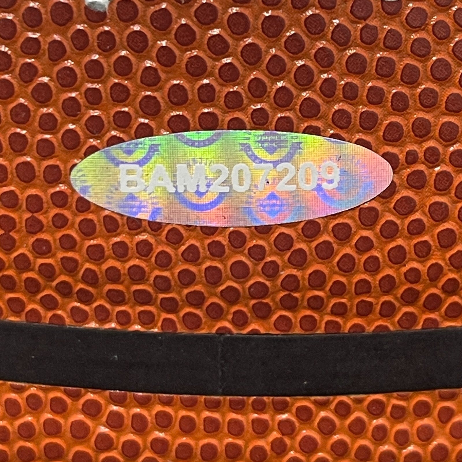 Peyton Watson Signed Wilson NBA Basketball Upper Deck UDA COA Denver Nuggets2