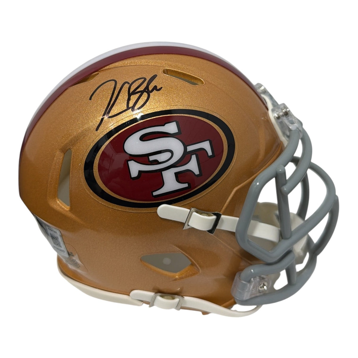 Kaelon Black Signed San Francisco 49ers Speed Mini Helmet Beckett Wit BAS COA0