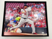 Alex Reyes Signed Autographed 16x20 Photo JSA COA St. Louis Cardinals B0