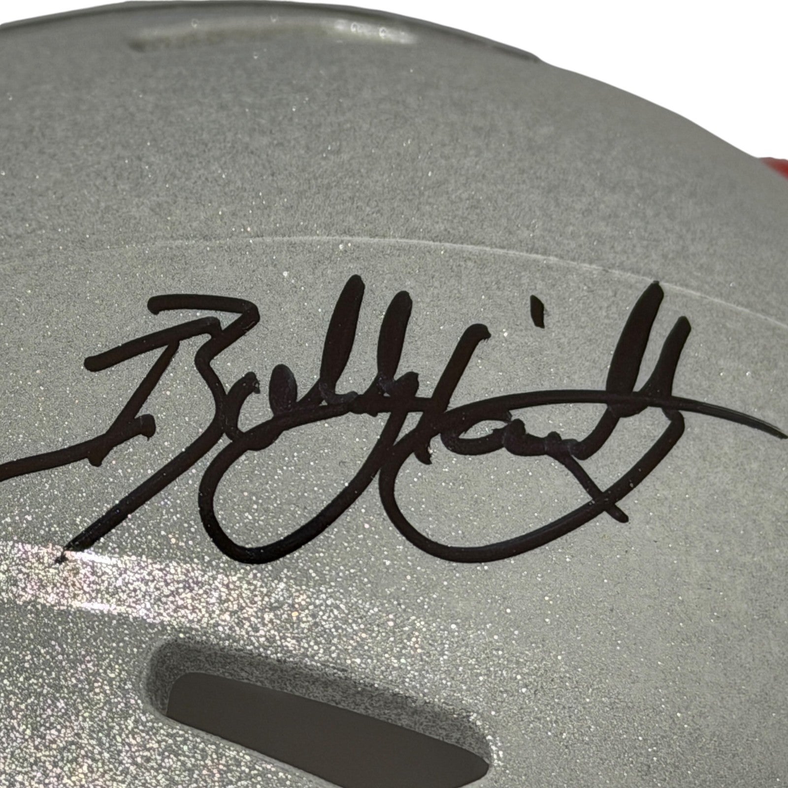Bobby Hamilton Signed Patriots Speed Mini Helmet w/ 2x SB Champ JSA Witness COA1