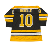 Jean Ratelle Signed Boston Bruins Custom Jersey w 2 Insc Beckett Witness BAS COA0