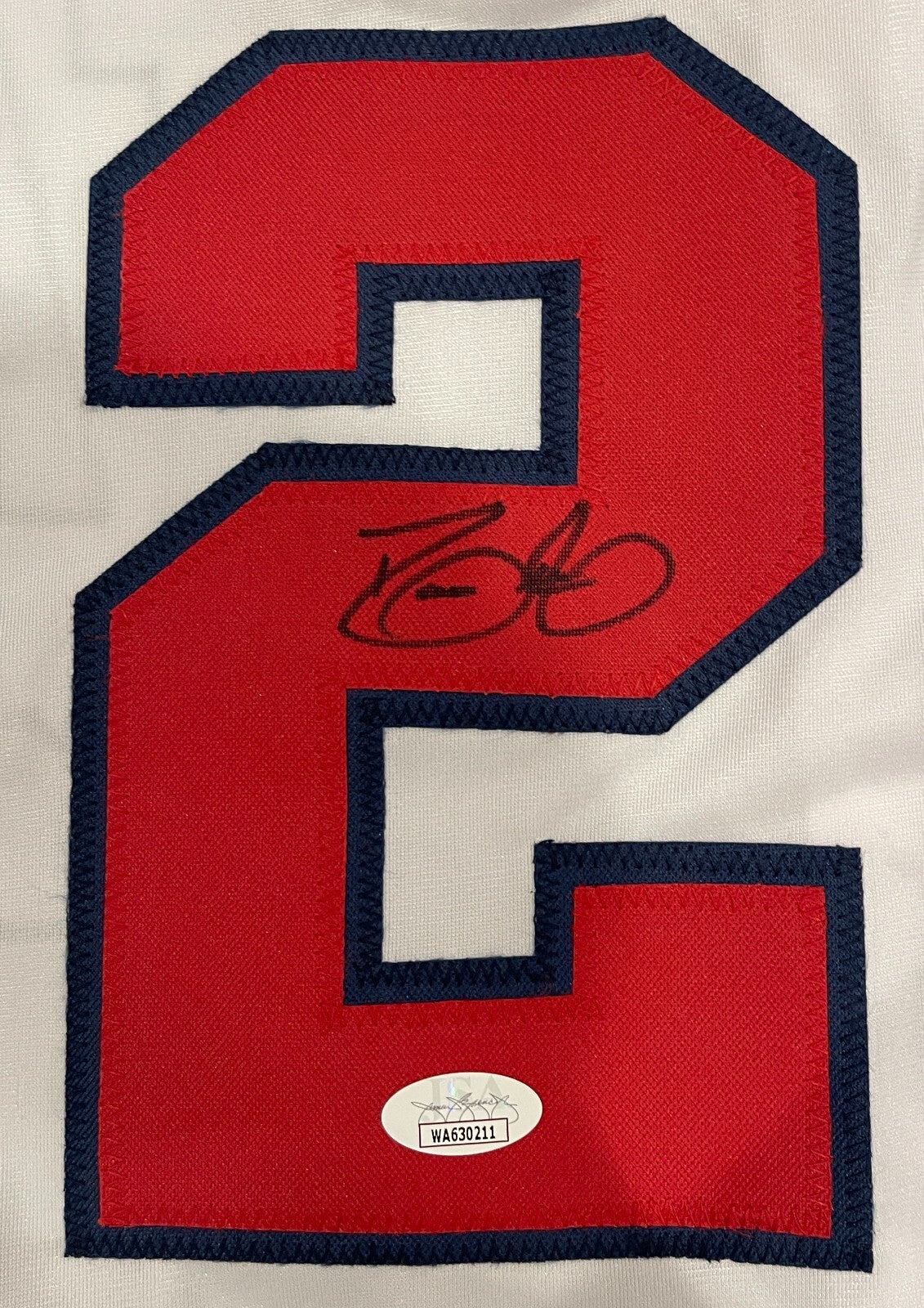 David Justice Signed Auto Autographed Atlanta Braves Jersey JSA COA1