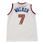 Kenny Sky Walker Signed New York Knicks Custom Jersey w/ 89 Dunk Champ JSA W COA0