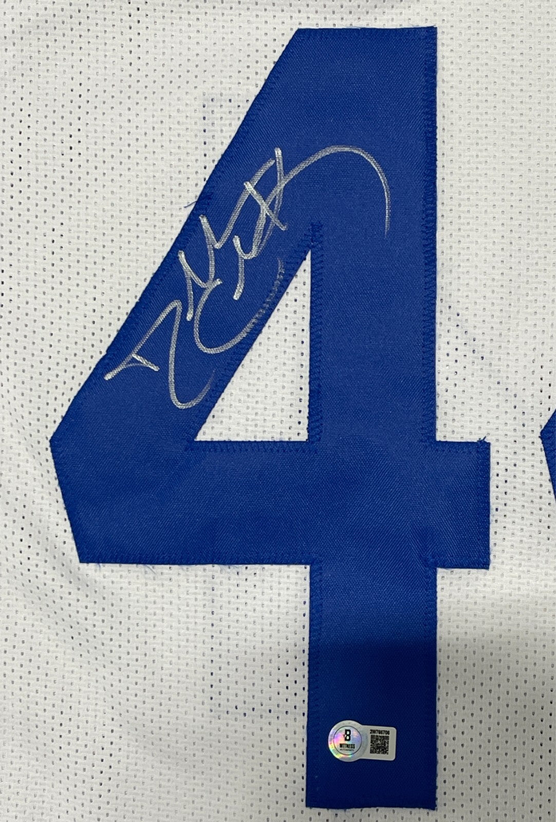 Dallas Clark Signed Indianapolis Colts Custom Jersey Beckett Witness BAS COA1