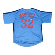 Dennis Martinez Signed Montreal Expos Custom Jersey w/ PG 7/28/92 JSA Wit COA0