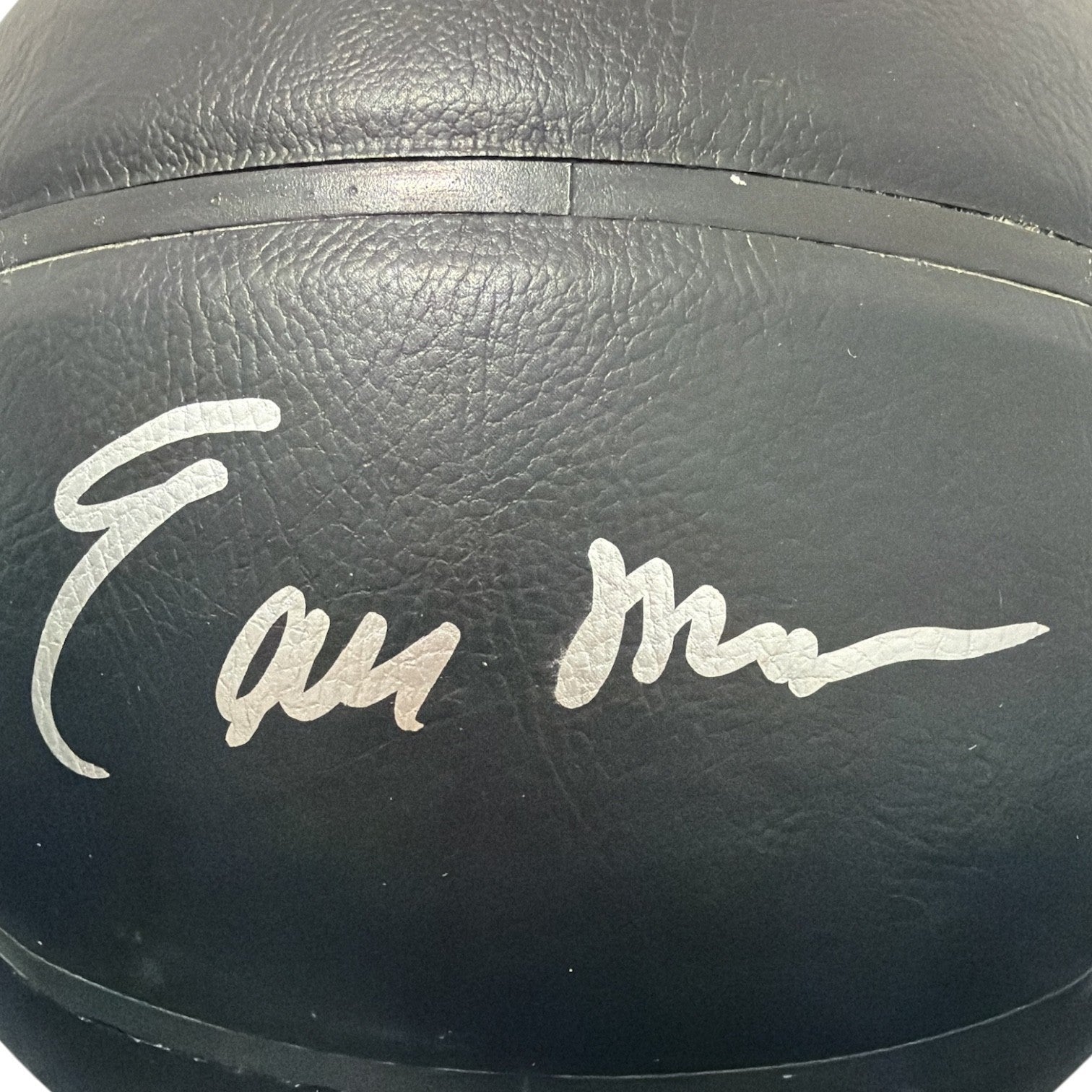 Earl Monroe Signed Black New York Knicks Wilson NBA Basketball JSA Witness COA1