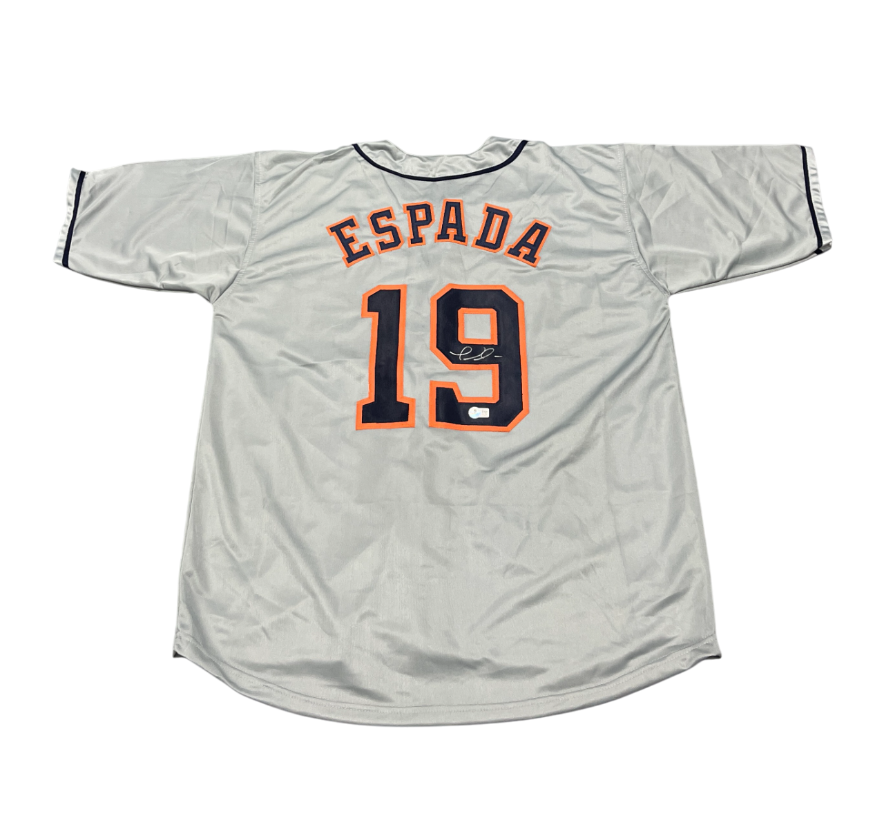 Joe Espada Signed Houston Astros Custom Jersey Beckett Witness BAS COA0