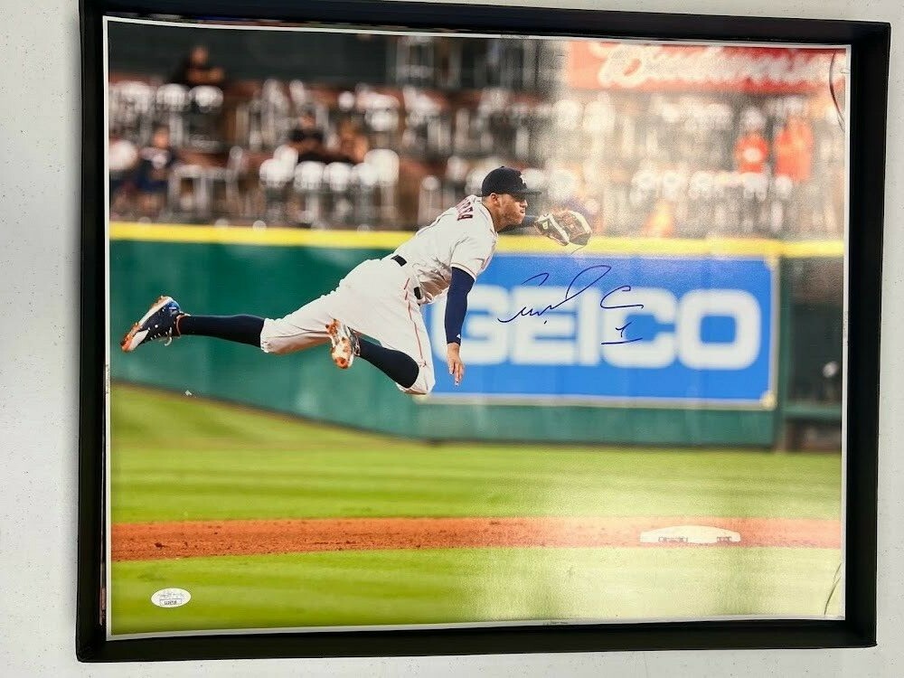Carlos Correa Signed Autographed 16x20 Photo JSA COA Houston Astros C0