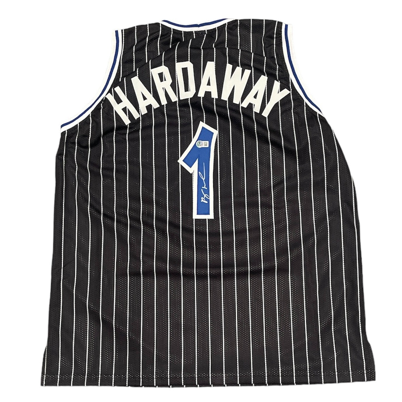 Anfernee Penny Hardaway Signed  Orlando Magic Custom Jersey Beckett Wit BAS COA0