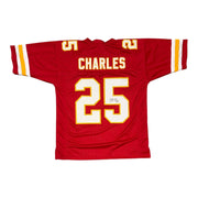 Jamaal Charles Signed Kansas City Chiefs Custom Jersey JSA Witness COA0
