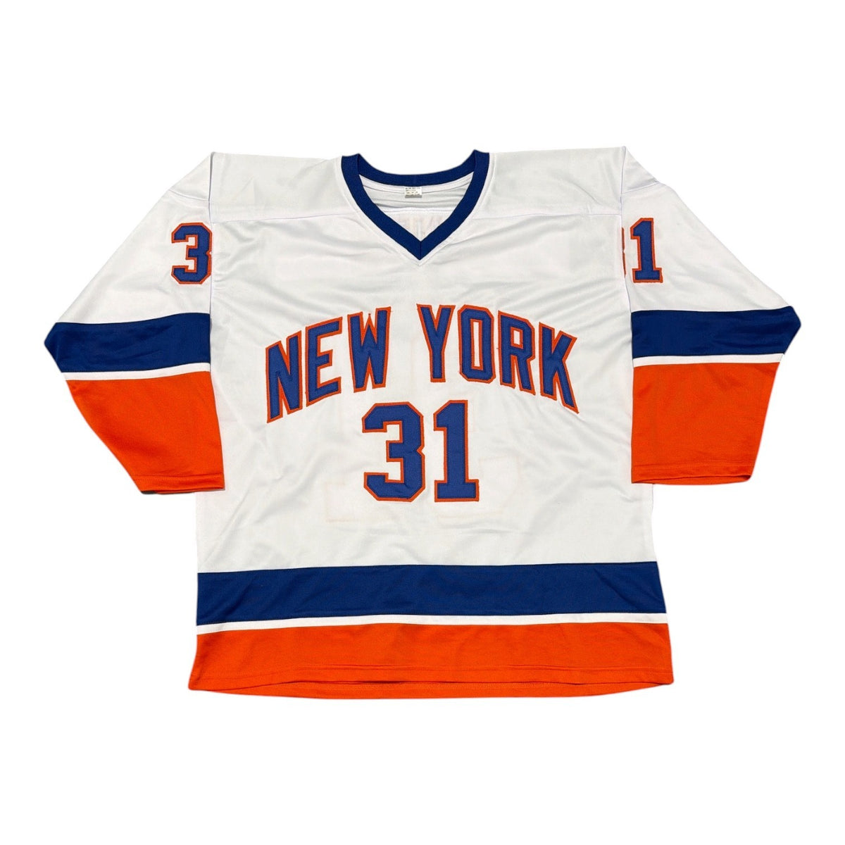 Billy Smith Signed Autographed New York Islanders Custom Jersey JSA Witness COA2