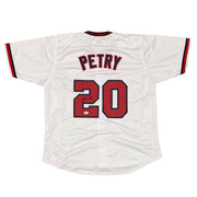 Ethan Petry Signed Autographed Washington Nationals Custom Jersey JSA COA0