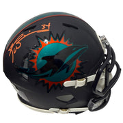 Ricky Williams Signed Miami Dolphins Rivalries Mini Helmet JSA Witness COA0