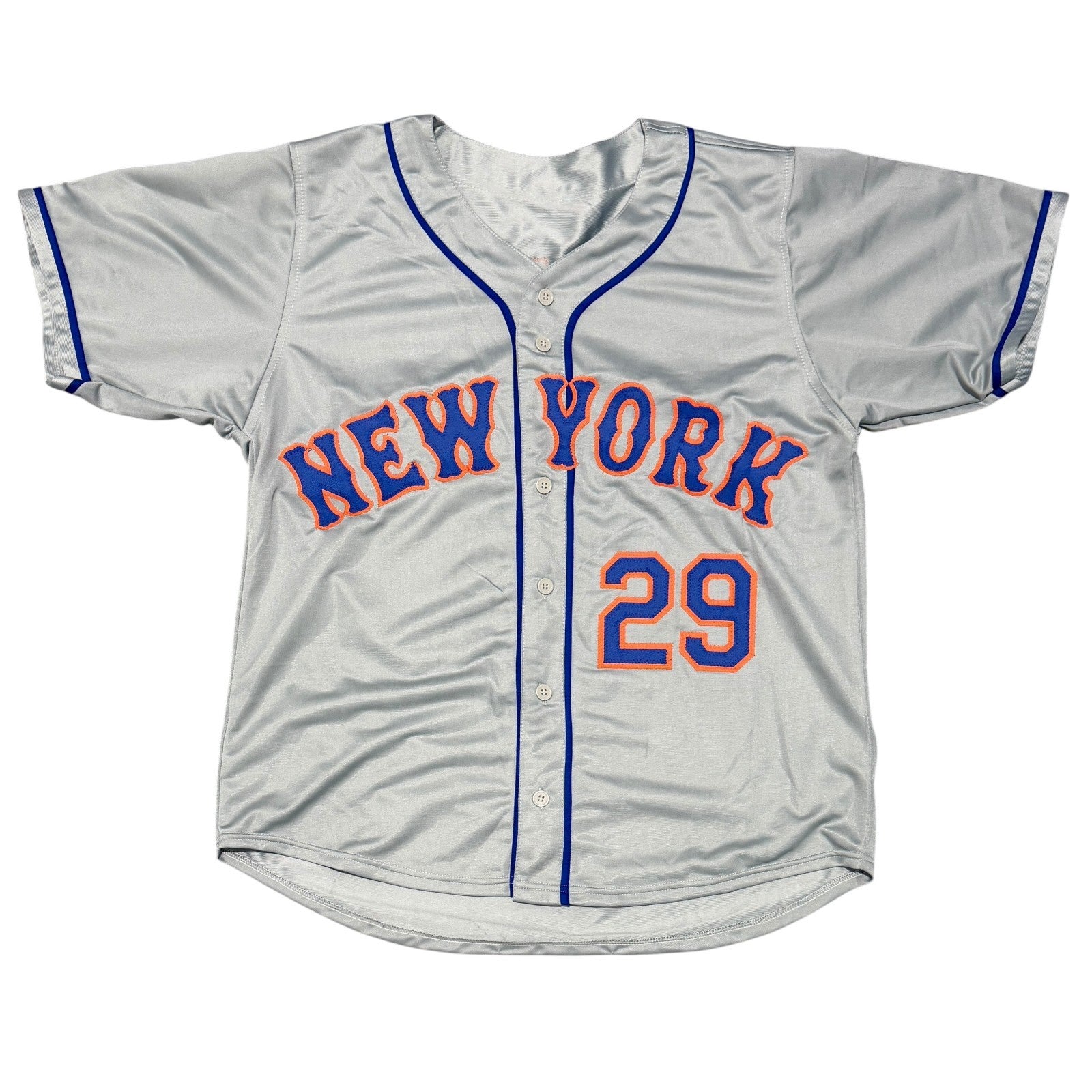 Steve Trachsel Signed New York Mets Custom Jersey JSA Witness COA2