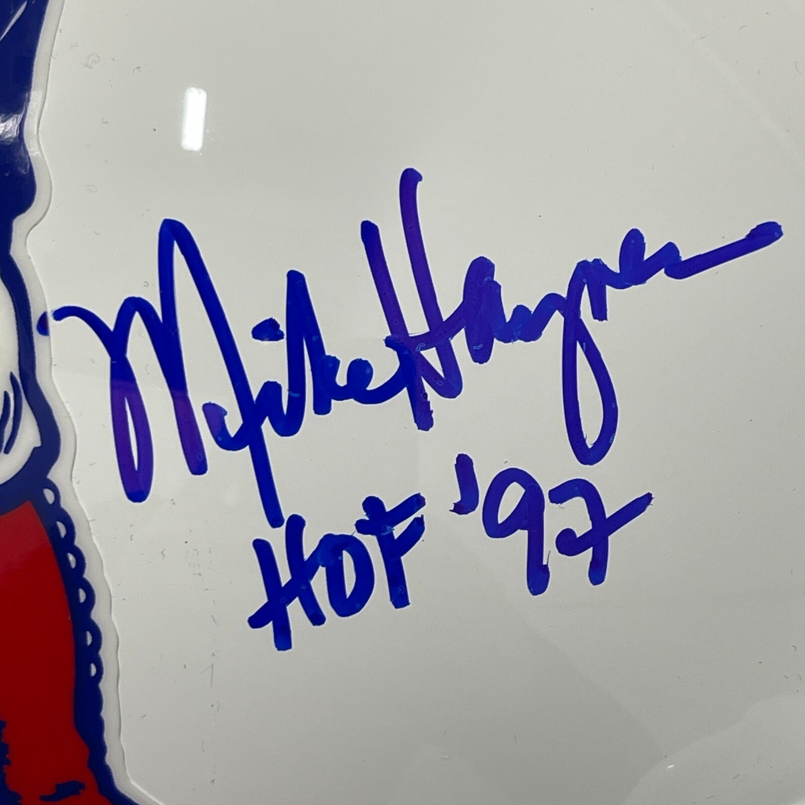 Mike Haynes Signed Patriots TB FS Full Size Helmet w/ HOF 97 Beckett Wit BAS COA1