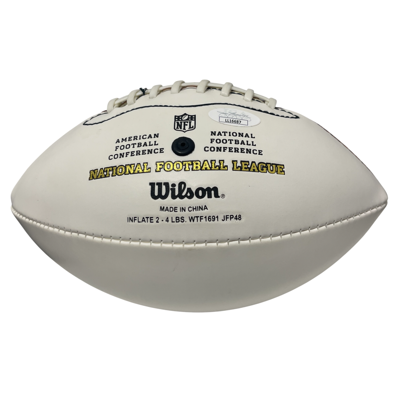 Mike Evans Signed Wilson Mini White Panel NFL Football Buccaneers JSA COA3