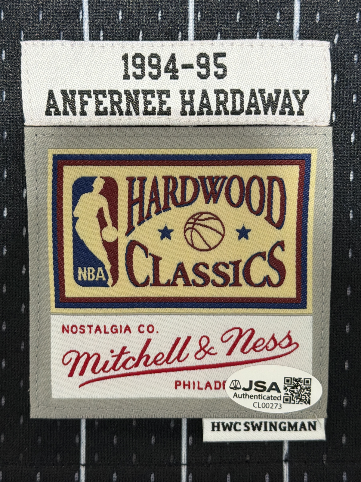 Anfernee Hardaway Signed Magic Mitchell & Ness Jersey w/ #1 Penny JSA COA2