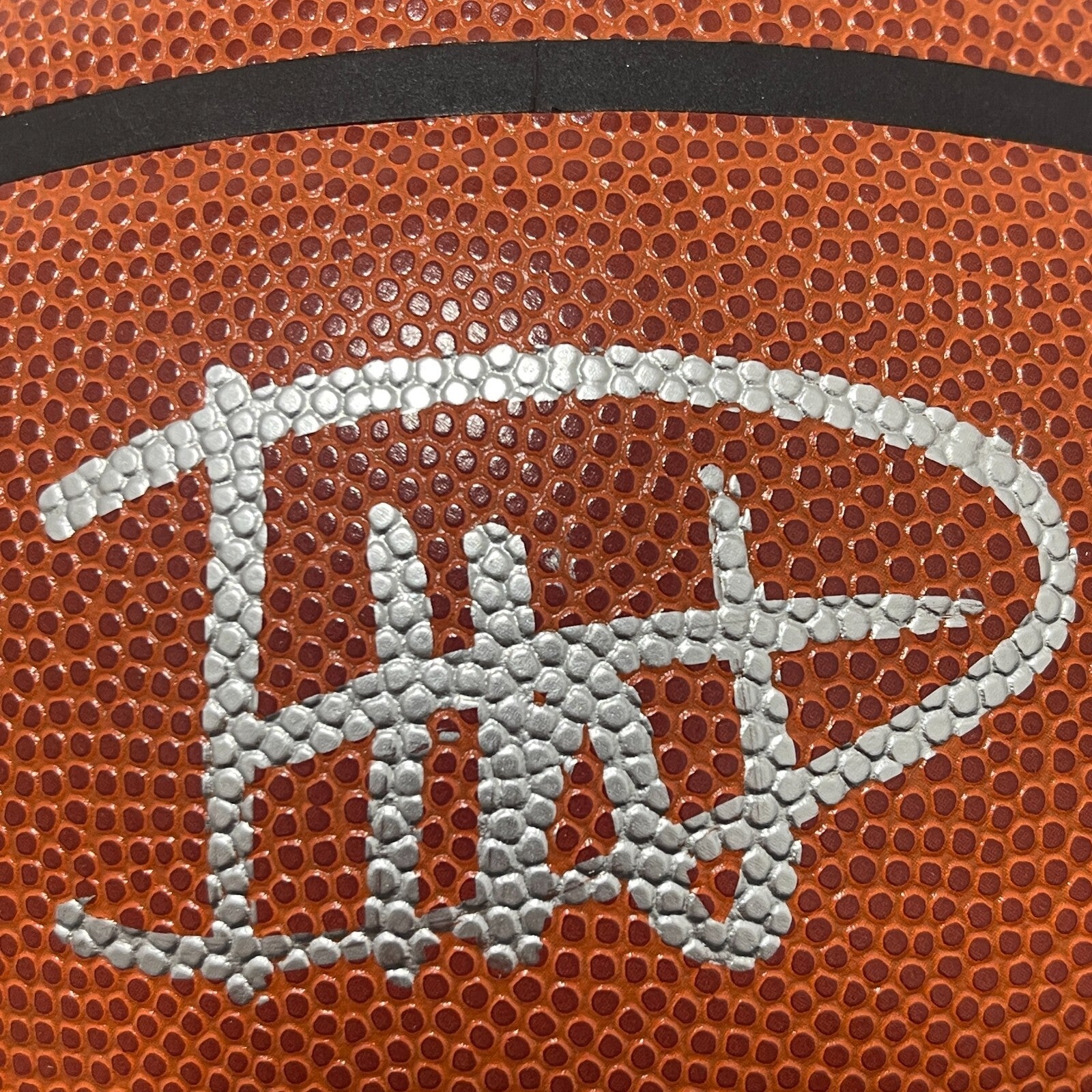 Peyton Watson Signed Wilson NBA Basketball Upper Deck UDA COA Denver Nuggets1