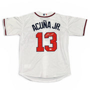Ronald Acuna Jr Signed Autographed Atlanta Braves Majestic Jersey JSA Wit COA0