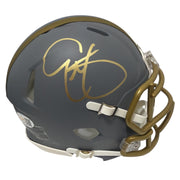 Eric Metcalf Signed Cleveland Browns Slate Mini Helmet JSA Witness COA0