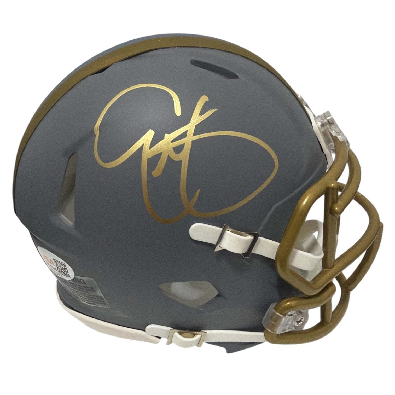Eric Metcalf Signed Cleveland Browns Slate Mini Helmet JSA Witness COA0