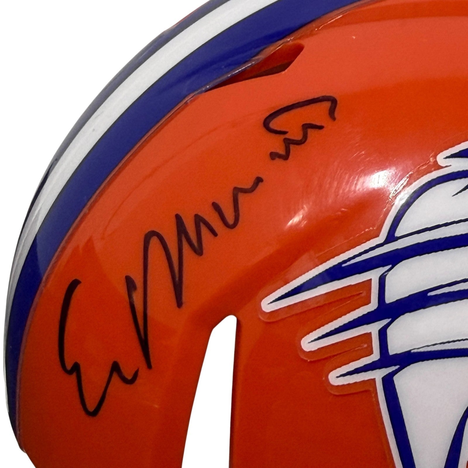 Ed Marinaro Signed Blue Mountain State BMS Mini Helmet w/ Coach Marty JSA W. COA1