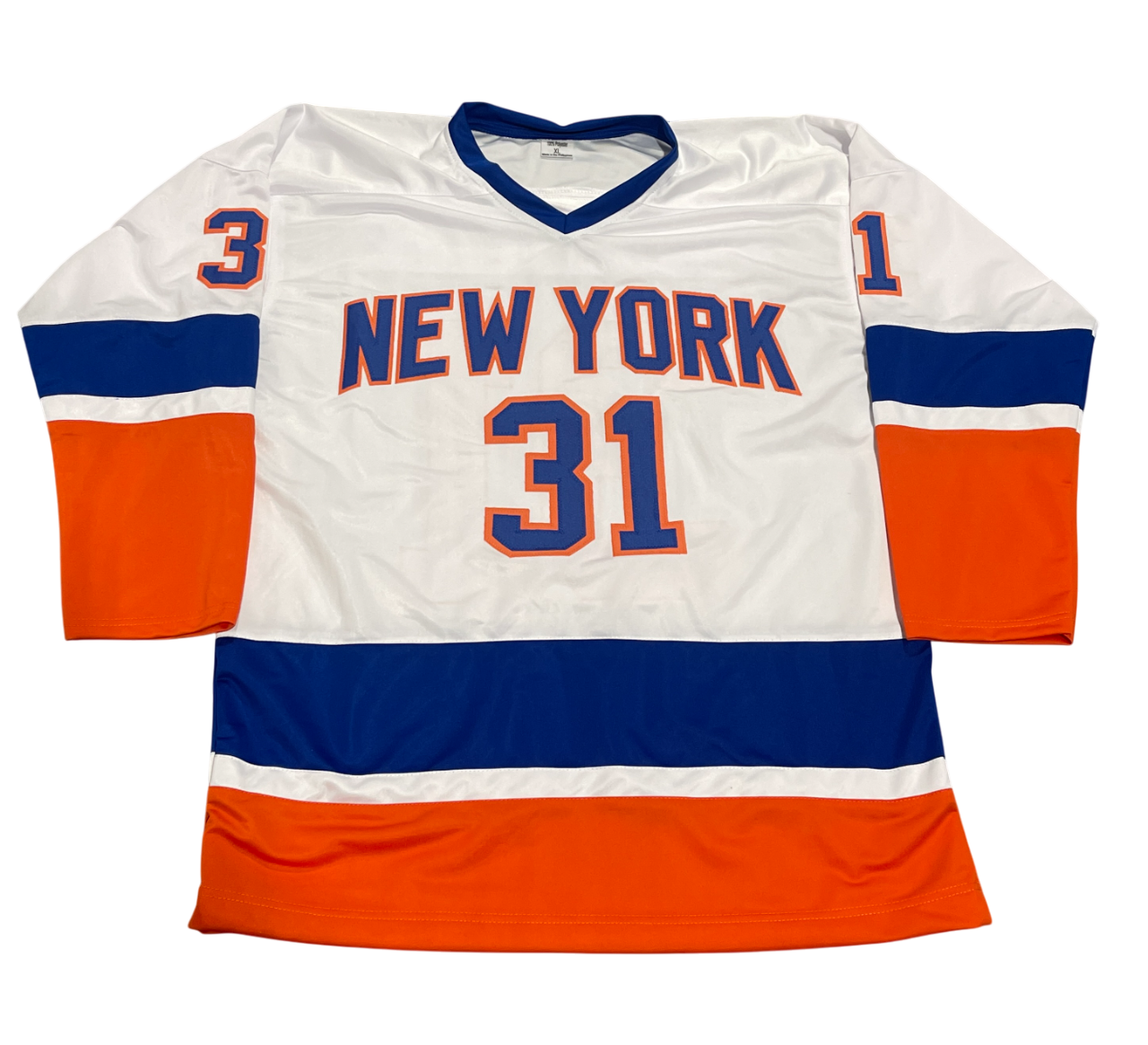 Billy Smith Signed Islanders Custom Jersey w/ HOF 93 Beckett Wit BAS COA2