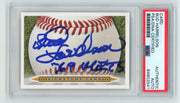 Bud Harrelson 2008 Signature Autograph Card Signed Auto w 69 Met PSA Authentic A0