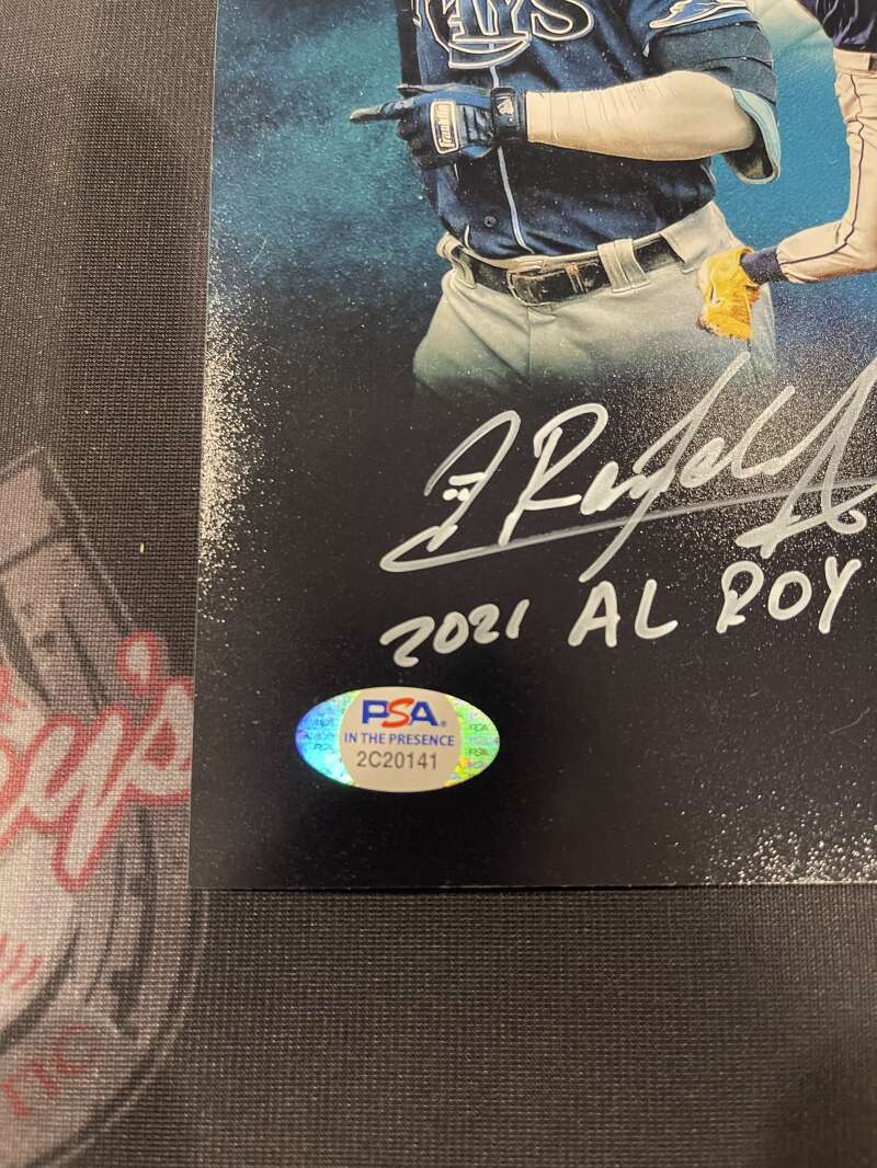 Randy Arozarena Jonathan India Dual Signed 11x14 Photo PSA ITP COA 3