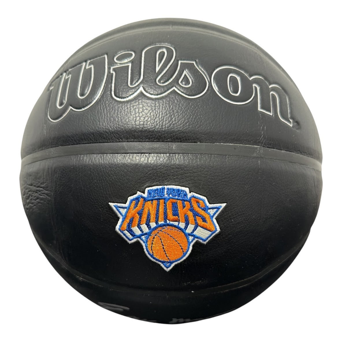 Earl Monroe Signed Black New York Knicks Wilson NBA Basketball JSA Witness COA2