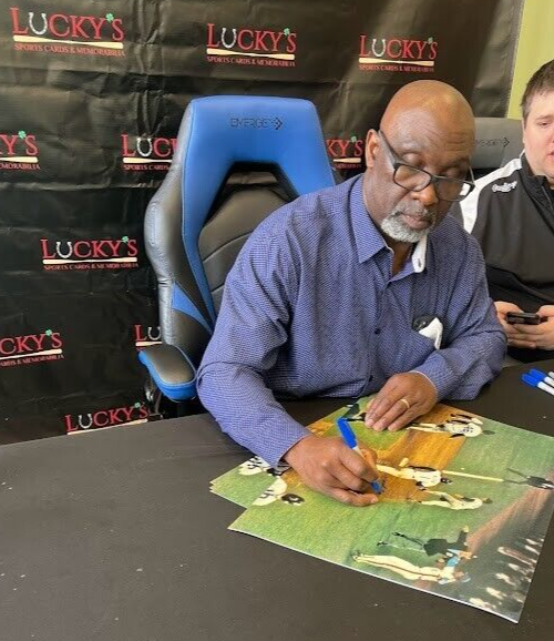 Mookie Wilson Signed Auto 16x20 Photo PSA COA IT GETS THROUGH BUCKNER 86 WSC3