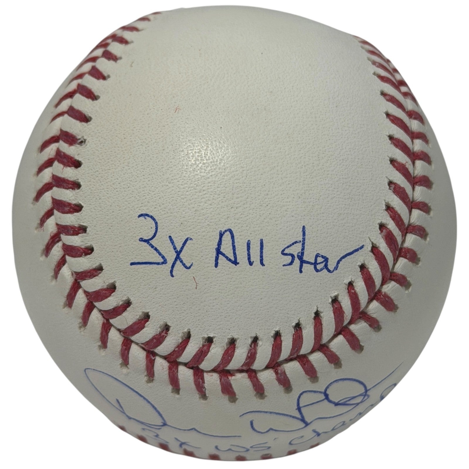 Devon White Signed Autographed ROMLB Baseball w/ 3x Insc JSA Witness COA1
