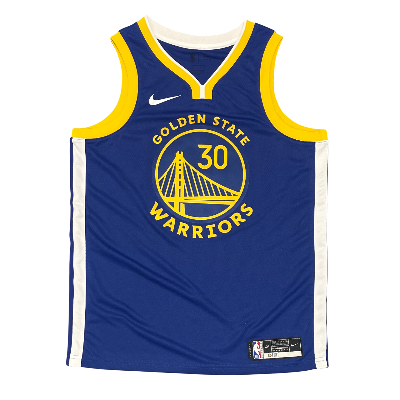 Stephen Curry Signed GS Warriors Nike Swingman Blue Jersey Upper Deck UDA COA2