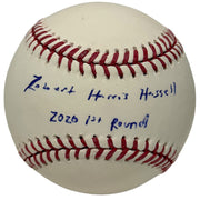 Robert Hassell Signed Full Name ROMLB Baseball w/ 2020 1st Round Insc. JSA COA0