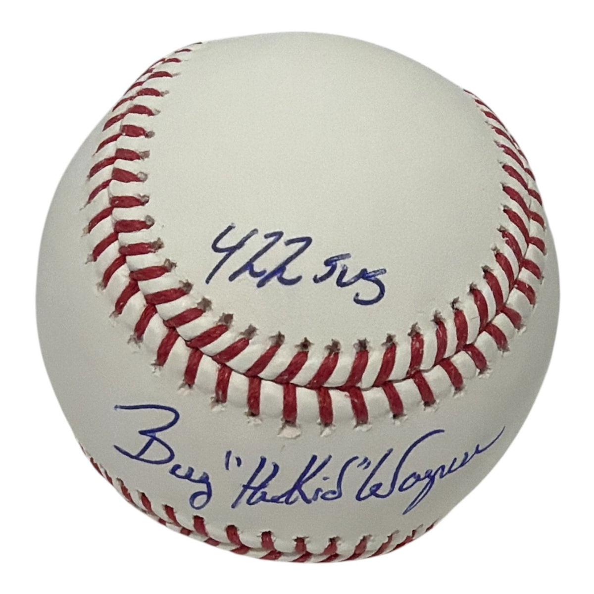 Billy "The Kid" Wanger Signed ROMLB Baseball w/ 3 Insc JSA COA Astros Mets1