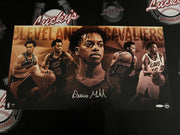 Darius Garland Signed 22x12 Photo To The Rack Upper Deck UDA COA Cavaliers0