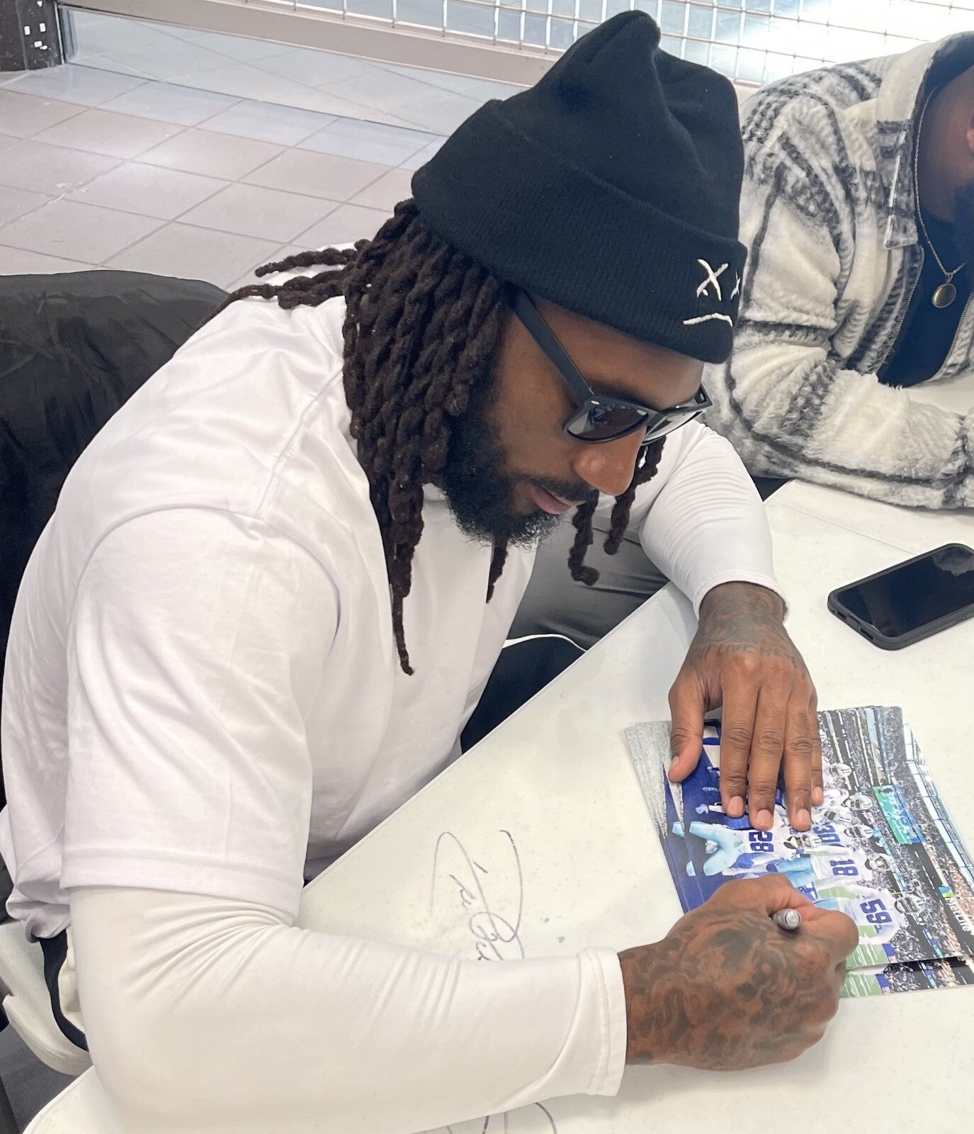 Malik Hooker Signed Dallas Cowboys 8x10 Photo Beckett Witness BAS COA #51