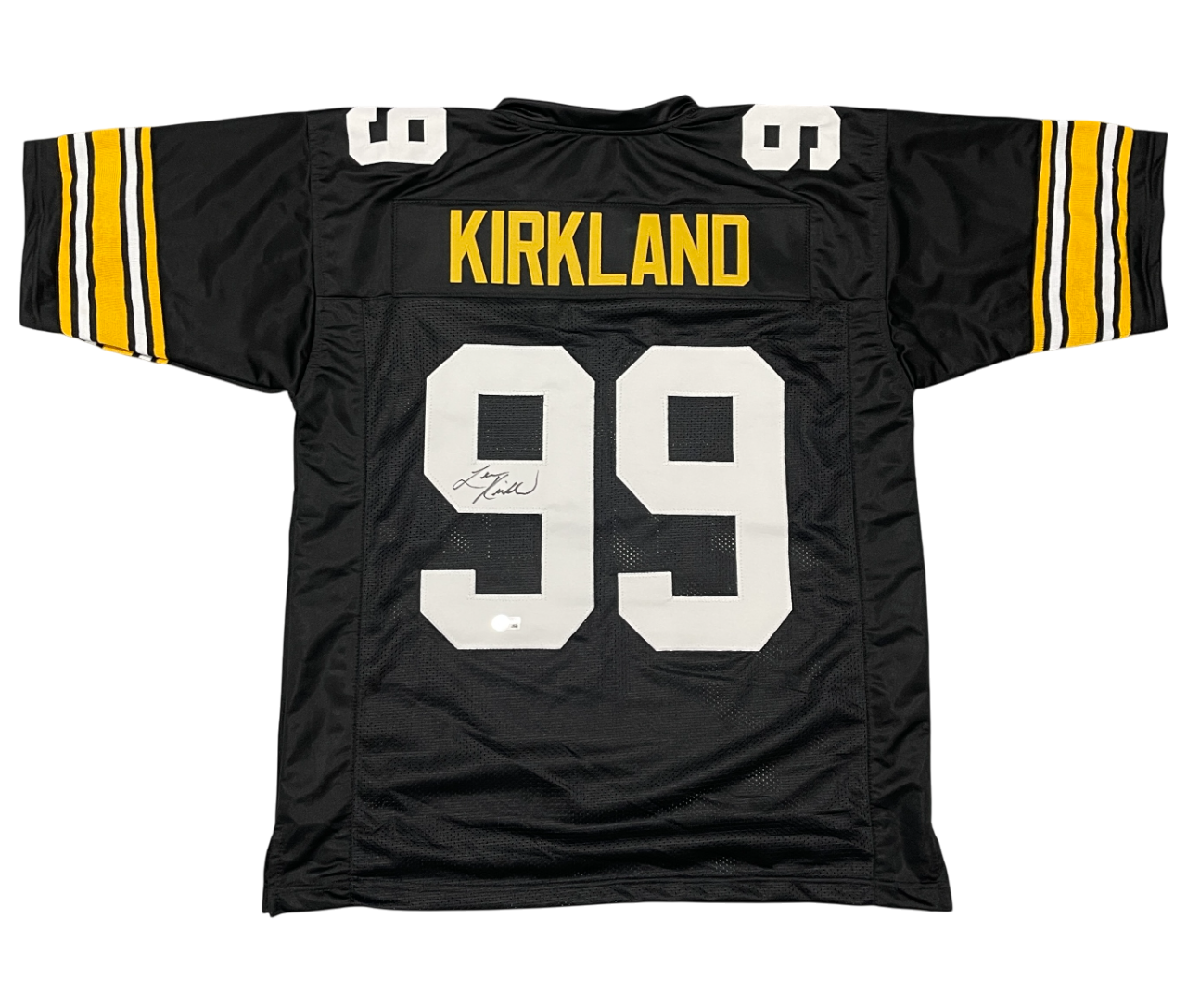 Levon Kirkland Signed Pittsburgh Steelers Custom Jersey Beckett Witness BAS COA0