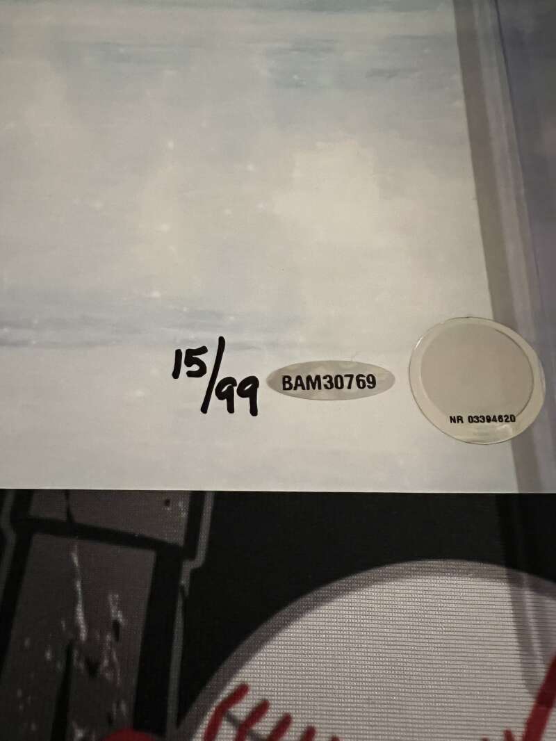 Wayne Gretzky Brett Hull Dual Signed Auto 30x15 Photo Frozen Pond LE /99 UDA COA4