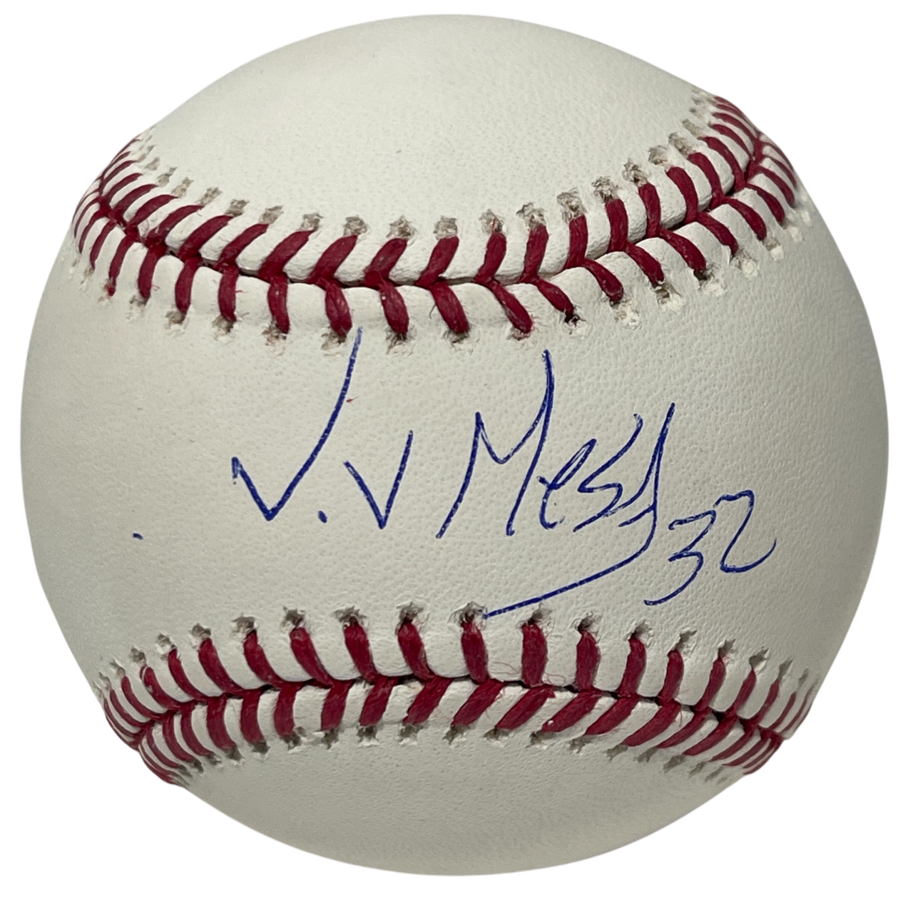 Victor Victor Mesa Signed Autographed Rawlings ROMLB Baseball JSA Marlins0