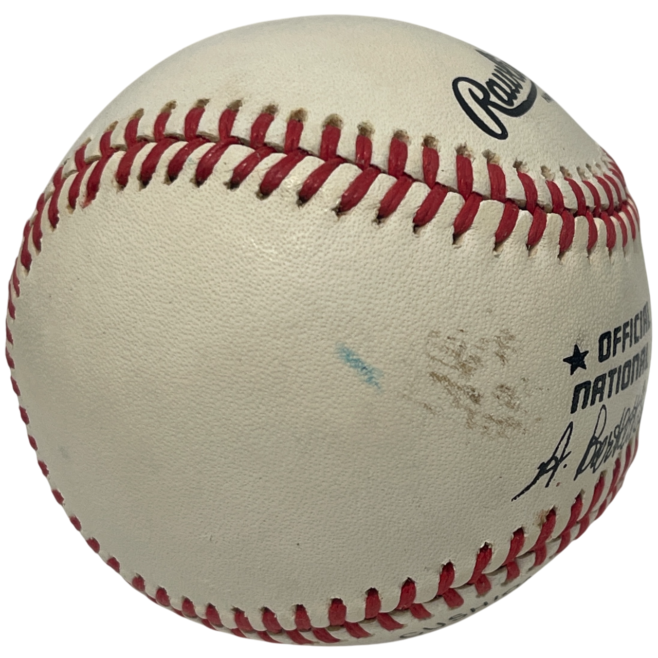 Fernando Valenzuela Signed Rawlings National League Baseball Dodgers JSA COA A3