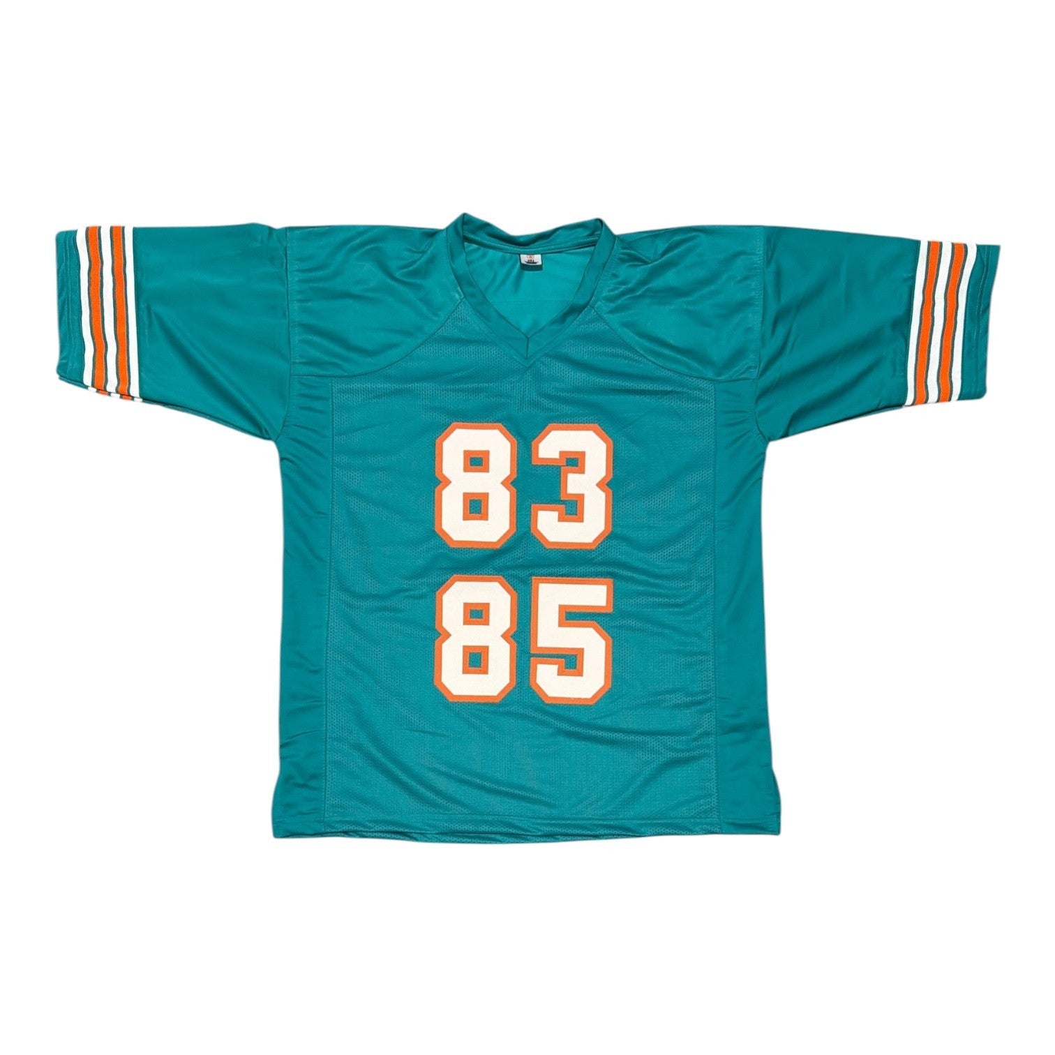 Mark Clayton & Mark Duper Signed Marks Brothers Dolphins Custom Jersey JSA W COA4