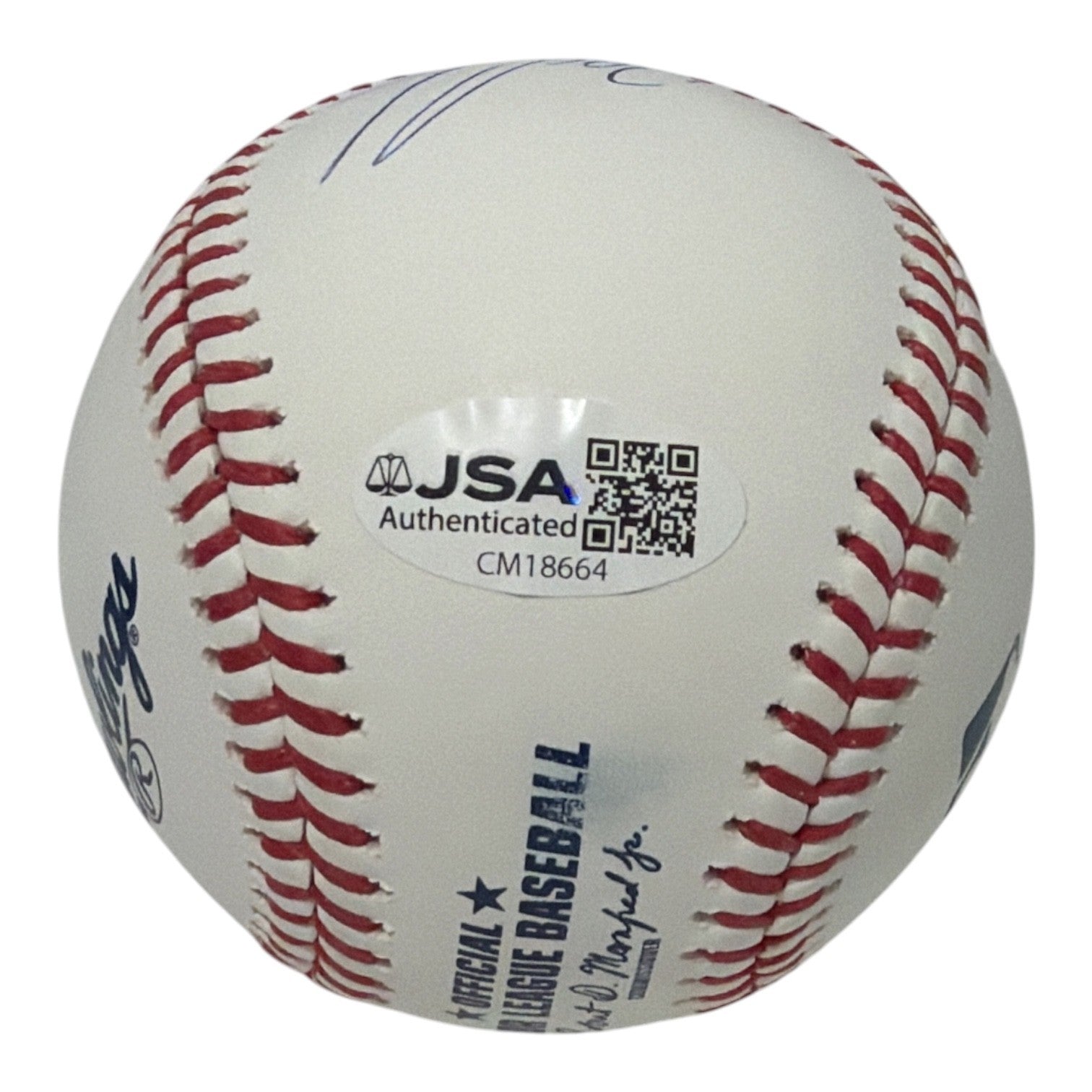 Doc Gooden Darryl Strawberry Dual Signed ROMLB Baseball w/ 86 WS Champs JSA COA2