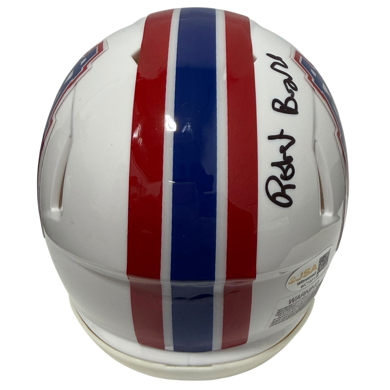 Robert Brazile Signed Houston Oilers TB Mini Helmet w/ 3x Insc JSA Witness COA3