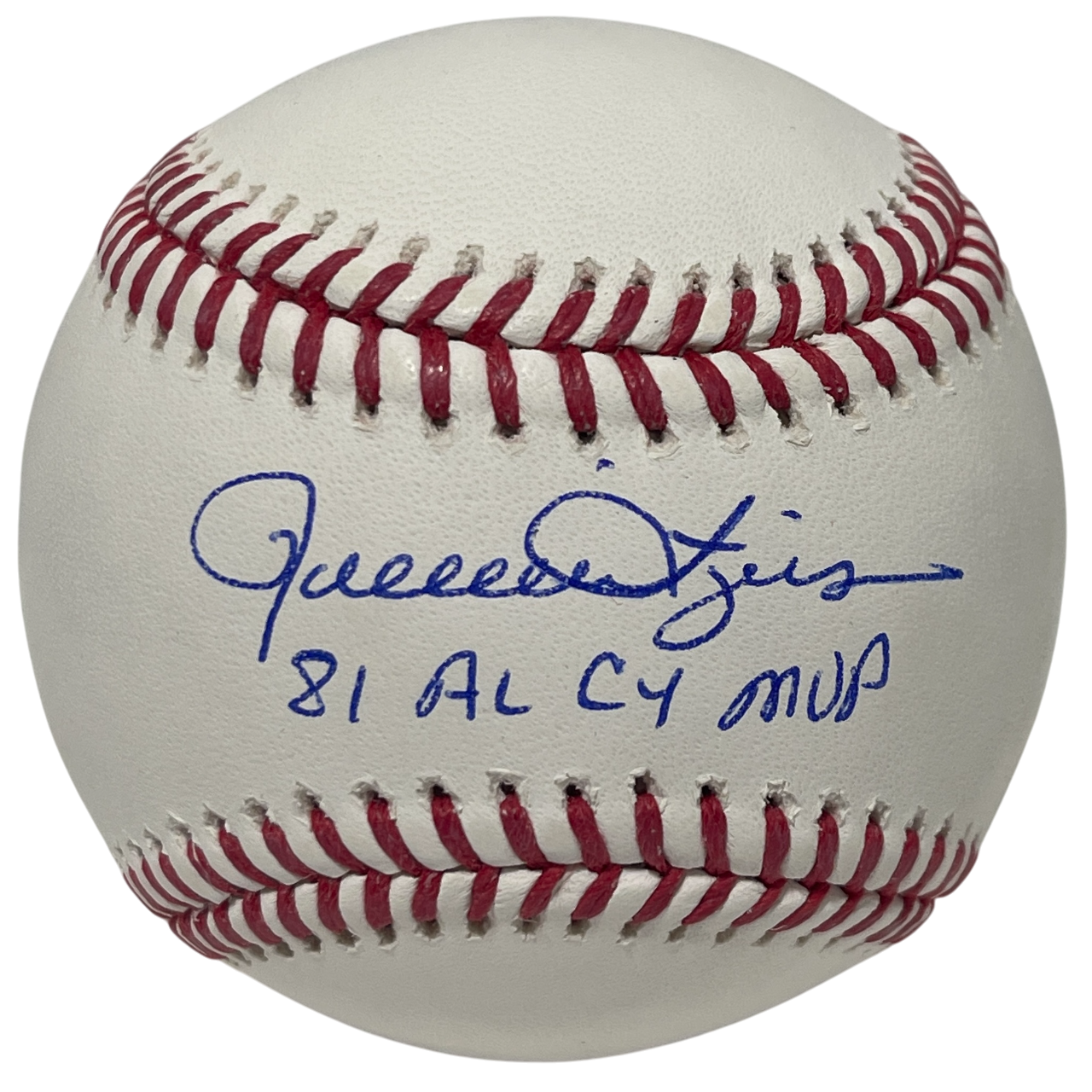 Rollie Fingers Signed ROMLB Baseball w/ 81 AL CY MVP Ins Beckett Witness BAS COA0
