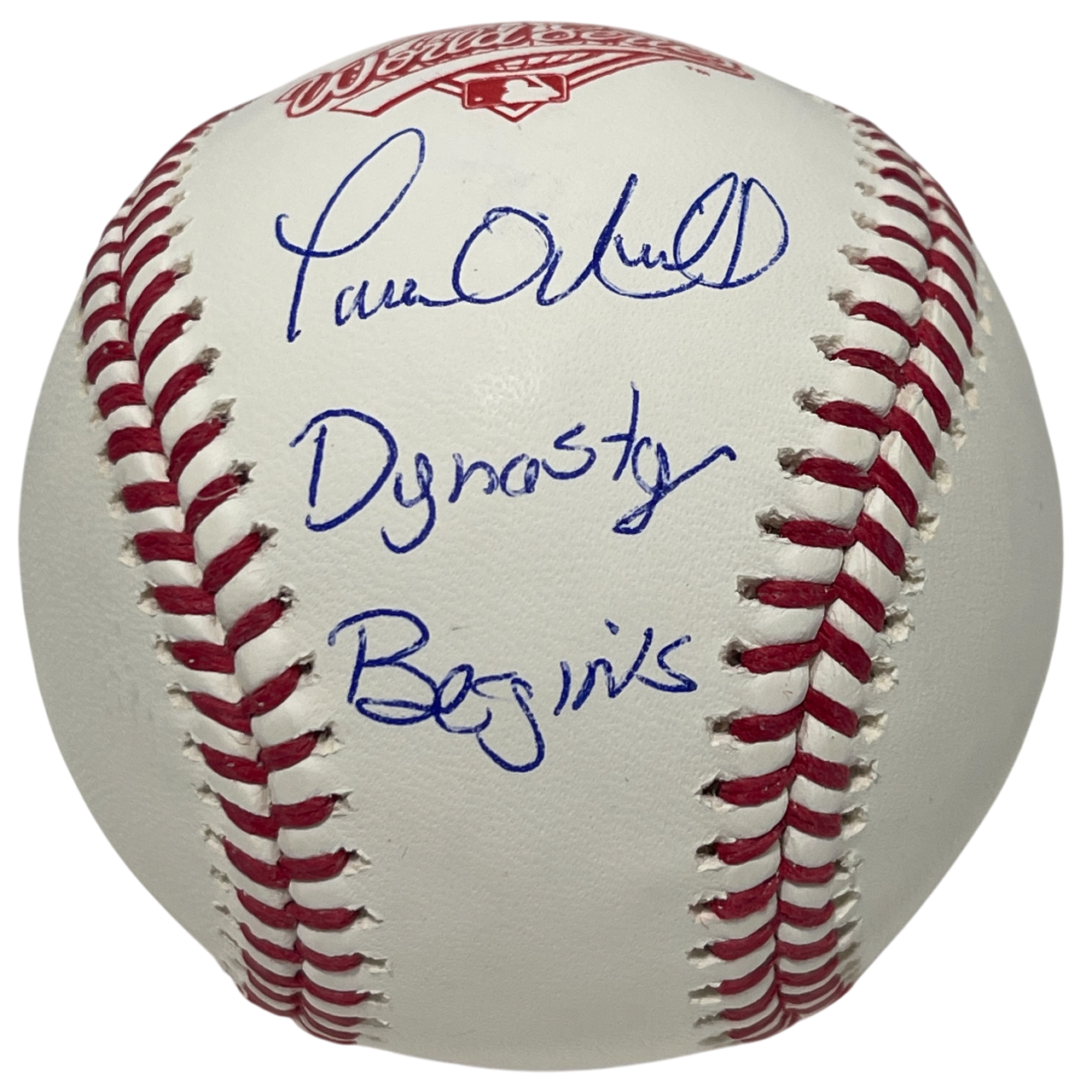 Paul O'Neill Signed 1996 WS ROMLB Baseball Dynasty Begins Beckett BAS COA A1