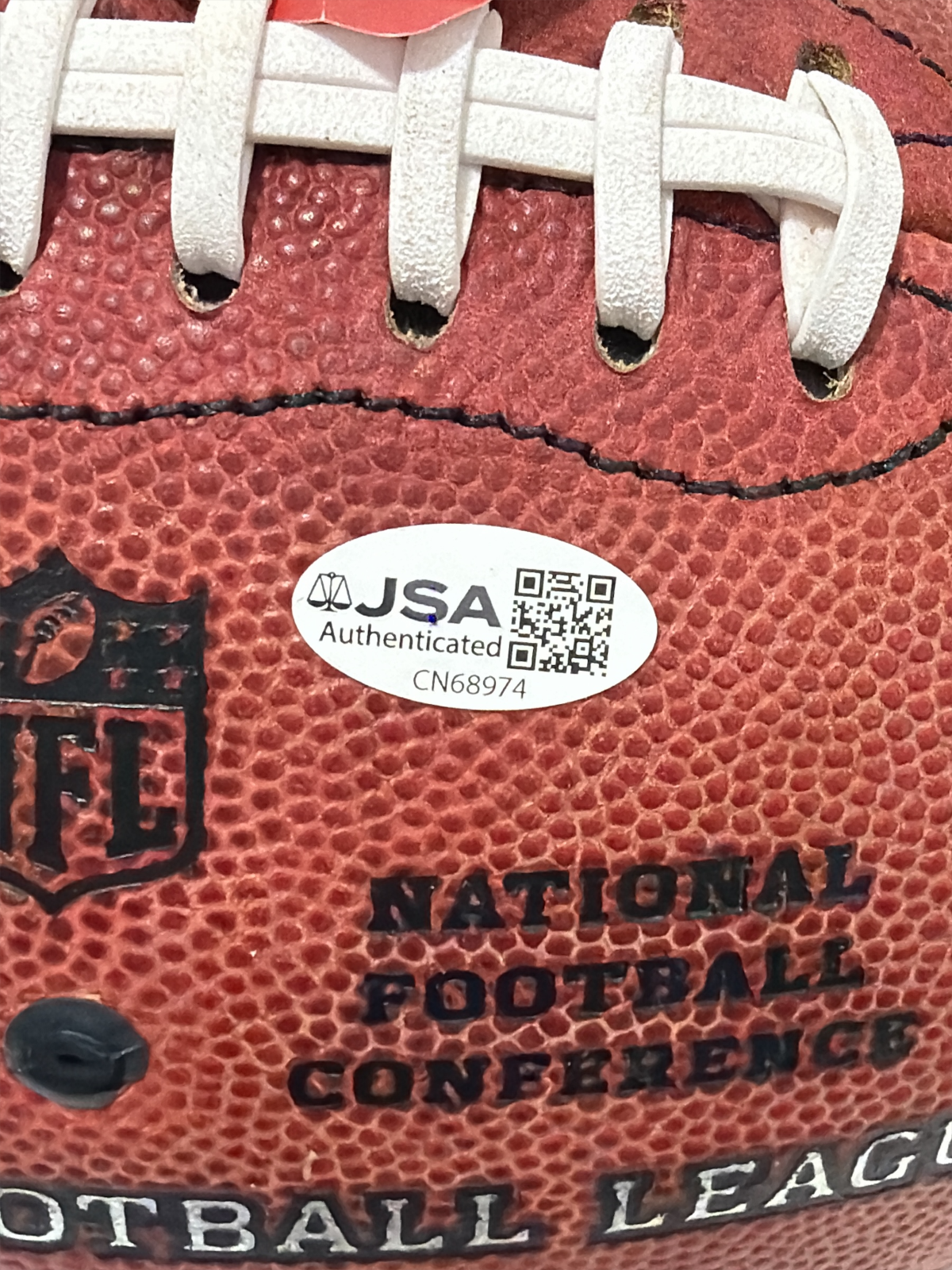 Eli Manning Signed Wilson NFL The Duke Official Football JSA COA New York Giants3