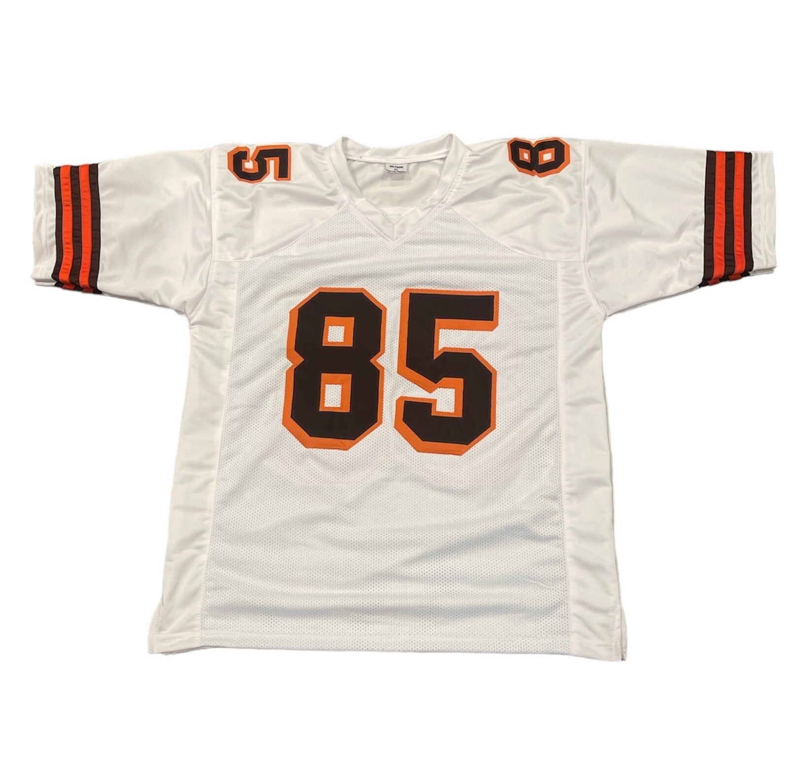 David Njoku Signed Cleveland Browns Custom Jersey Beckett Witness BAS COA2