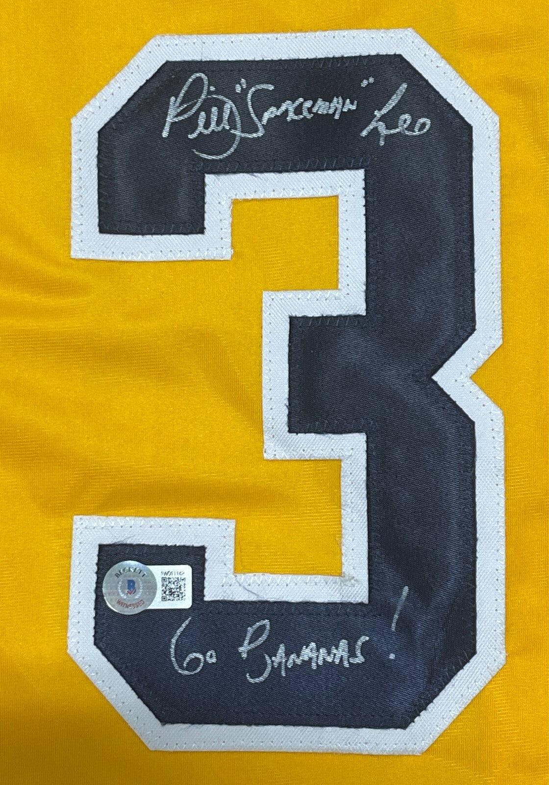 Bill Lee Signed Savannah Bananas Custom Jersey w/ Go Bananas Beckett W BAS COA1